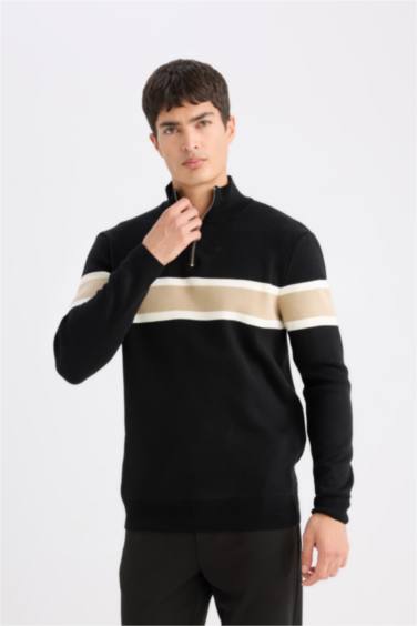 Standard Fit Turtleneck Knitwear Pullover
