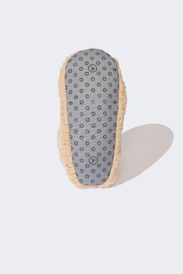 شبشب منزلي بكعب مسطح سليب أون شتوي Fall In Love