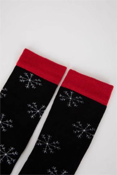 Chaussettes Longues Coton à Thème de Noël pour Homme - 2 Paires