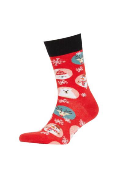 Длинные носки новогодние из хлопка для мужчин, 2 пары