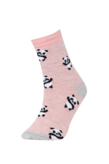 شرابات طويلة بناتي قطن - 3 قطع