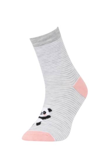 شرابات طويلة بناتي قطن - 3 قطع