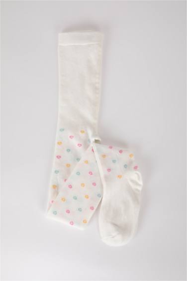 Kız Çocuk Pamuklu Külotlu Okul Çorabı
