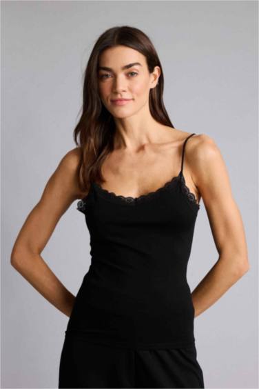 Regular Fıt Pamuklu Atlet - Görsel 3