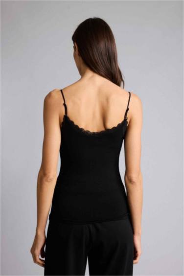 Regular Fıt Pamuklu Atlet - Görsel 5