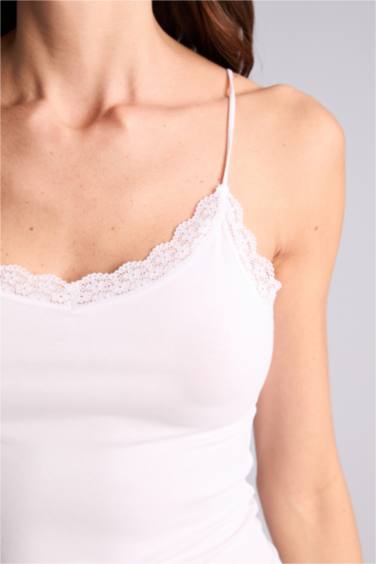 Regular Fıt Pamuklu Atlet - Görsel 4