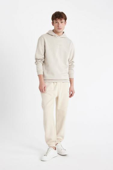 Regular Fit Jogger Eşofman Altı Fermuar Cepli Lastikli Paça