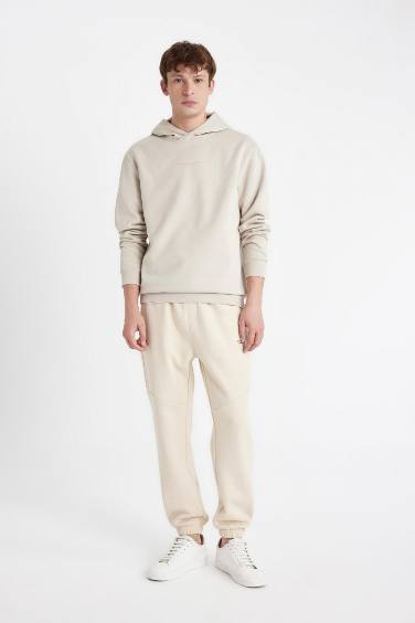 Regular Fit Jogger Eşofman Altı Fermuar Cepli Lastikli Paça