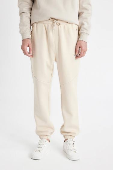Regular Fit Jogger Eşofman Altı Fermuar Cepli Lastikli Paça