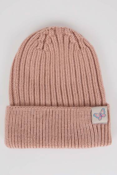 Baby Girl Woven Label Knitwear Beret