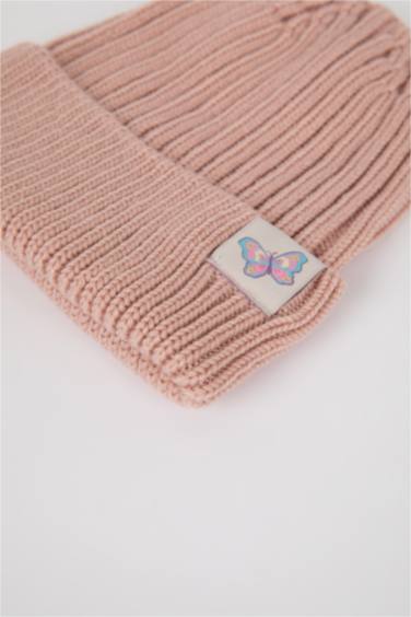 Baby Girl Woven Label Knitwear Beret