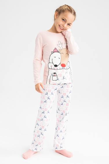 2 piece Regular Fit Knitted Pyjamas