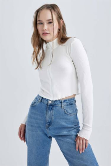 بلوفر مضلع سليم فيت