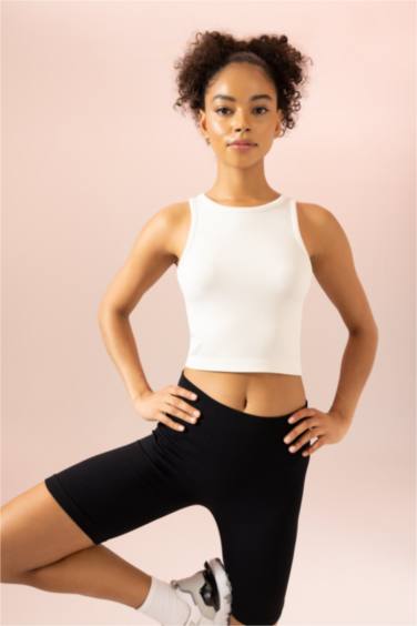 Top À Col Rond DefactoFit