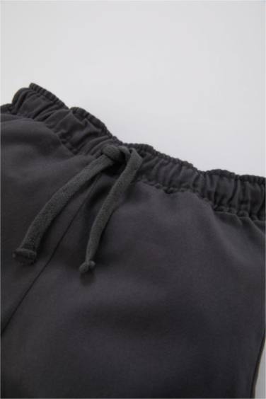 بنطلون كارجو بيزك بيبي اولادي قصة عادية بساق مطاطي بجيب