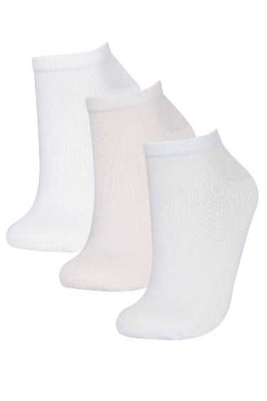 Chaussettes Pilates Coton pour Femme - 3 Paires