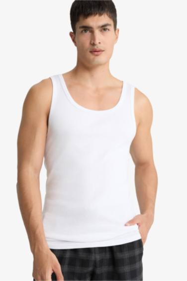 فانيلة مضلع سليم فيت - قطعتين