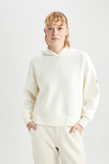 DeFactoFit Thick Hooded Sweatshirt