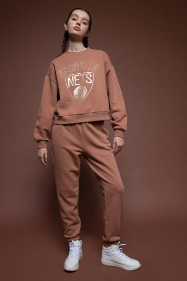 DeFactoFit Standard Fit Brooklyn Nets Licensed Sweatpants