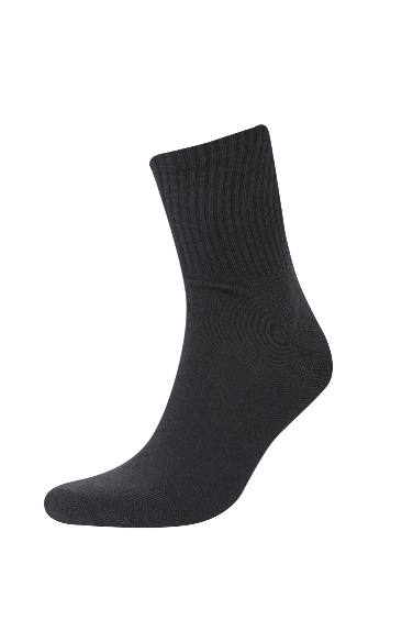 Erkek Rahat Lastikli 3'lü Pamuklu Uzun Çorap