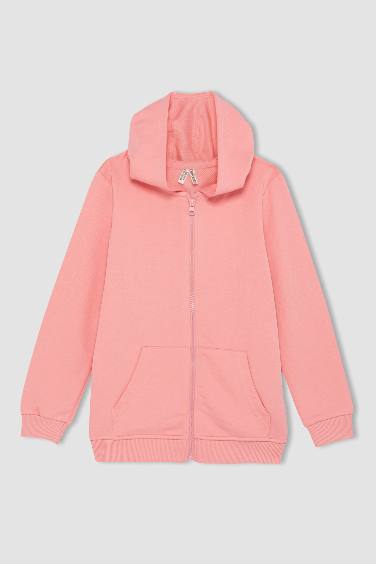 Regular Fit Hooded Cardigan