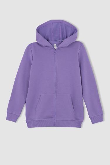 Regular Fit Hooded Cardigan