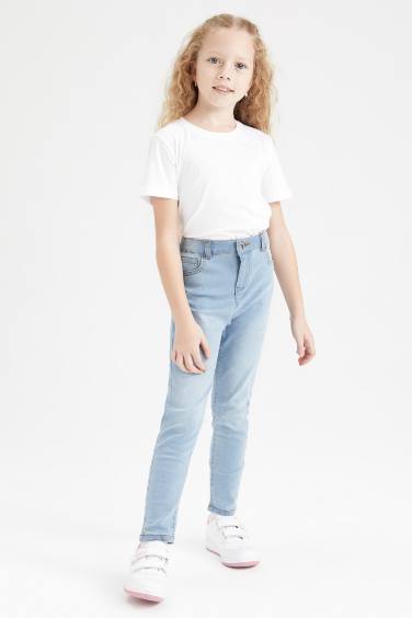 Girl Skinny Fit Slim Leg Pants