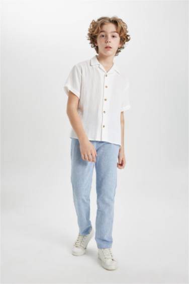 Ұлдарға қалыпты пішім зығыр қоспасы Шалбар