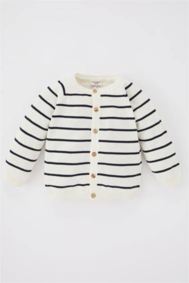 Baby Boy Crew Neck Knitwear Cardigan