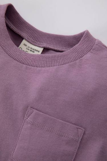 تيشيرت مخطط ولادي قصة عادية - قطعتين