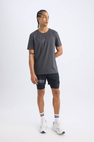 DeFactoFit Slim Fit Woven Shorts