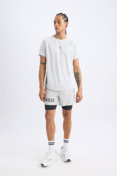 DeFactoFit Slim Fit Woven Shorts