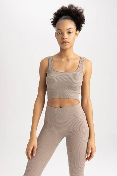 DeFactoFit Crew Neck Bra