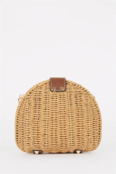 Kadın Hasır Çapraz Çanta