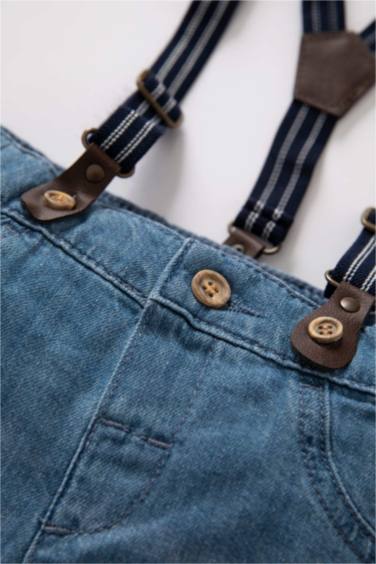 2 Piece Baby Boy Suspender Trousers