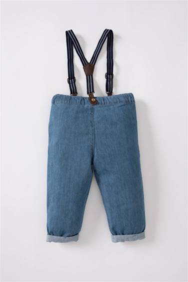 2 Piece Baby Boy Suspender Trousers