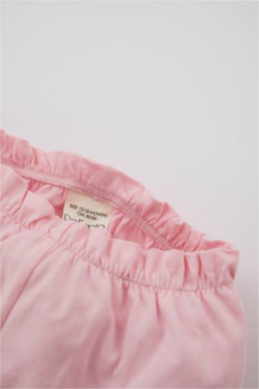 Baby Girl Combed Cotton 2-Pack Shorts