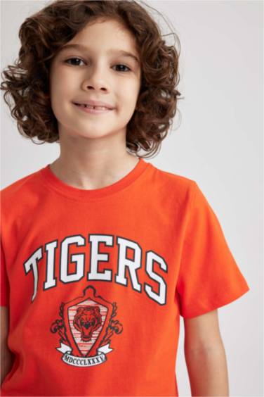 T-Shirt À Manches Courtes İmprimé Coupe Classique