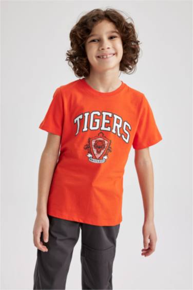 T-Shirt À Manches Courtes İmprimé Coupe Classique