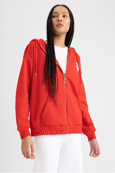 Sweat-shirt Oversize zippé NBA Chicago Bulls de DeFacto Fit