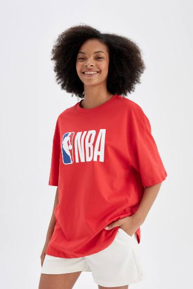 Defacto Fit Nba Boxy Fit T-Shirt À Manches Courtes