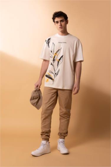 дөңгелек жаға үлкен Қысқа жеңді футболка