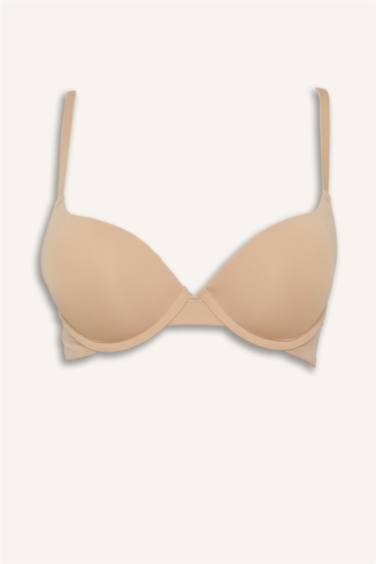 Бюстгальтер для футболки на косточках с микро покрытием и половинным наполнением