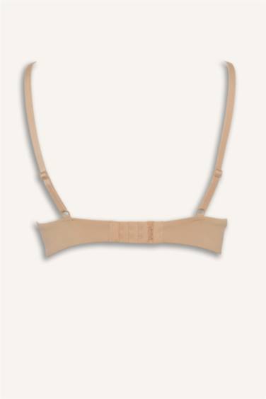 Бюстгальтер для футболки на косточках с микро покрытием и половинным наполнением