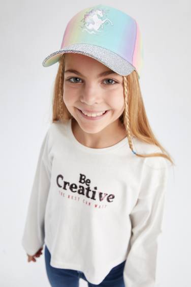 Casquette Licorne pour Fille