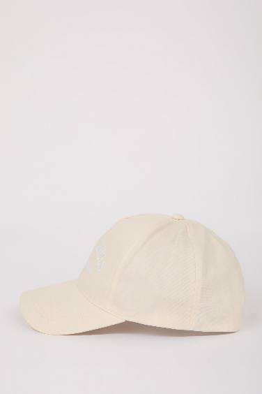 Женская хлопковая кепка с вышивкой