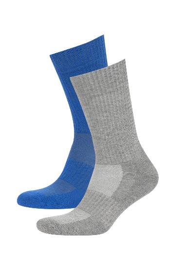 Men Defacto Fit 2-Pack Cotton Short Socks