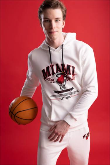 NBA Miami Heat Лицензиялық стандарт пішім бас киімді Свитер