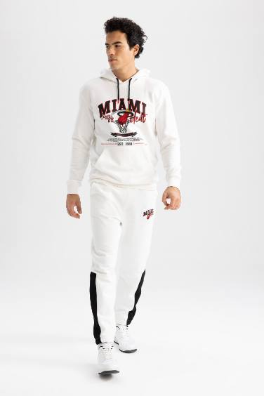 DeFactoFit Standard Fit NBA Miami Heat Licensed Jogger