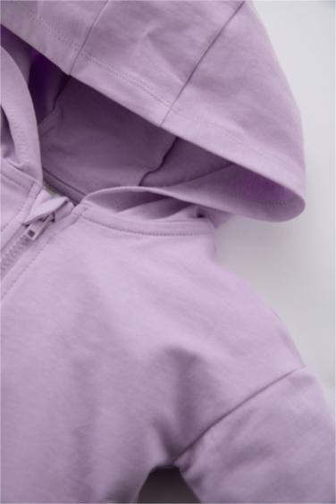 Baby Girl Hooded Sweat Cardigan